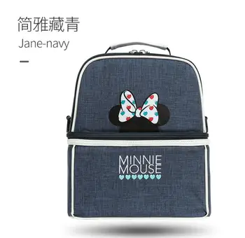 

Disney Milk Food Storage Thermal Bag Warmer with Feeding Bottle Thermal Keeps Drinks Cool Backpack Mummy Bags Diaper Bags DPB34