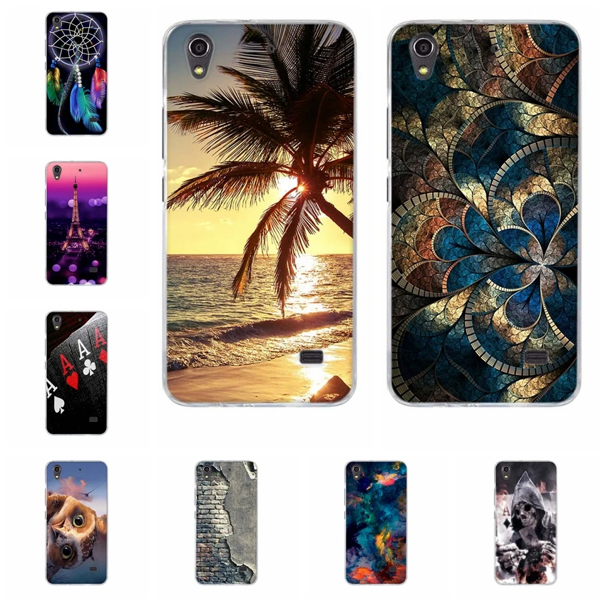 

For Huawei Ascend G620s Case Soft Back Cover Cartoon Paiting Case for Huawei Honor 4 Play C8817E C8817D Phone Bag Capa Funda