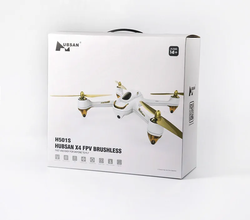 Стандартное издание) Hubsan X4 H501S FPV Квадрокоптер Дрон с камерой 1080P gps следи за мной и возвращайся домой