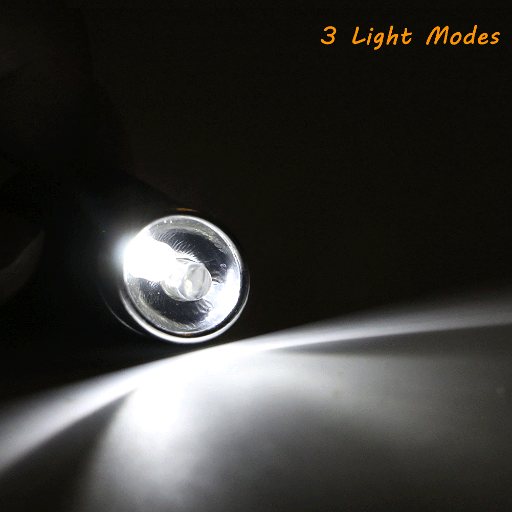Гибкий шейный светильник-вспышка для автомобиля, работающий на ремонте, светильник, 4 светодиодный, 3 режима, работающий от AAA, светодиодный светильник-вспышка, фонарь для чтения