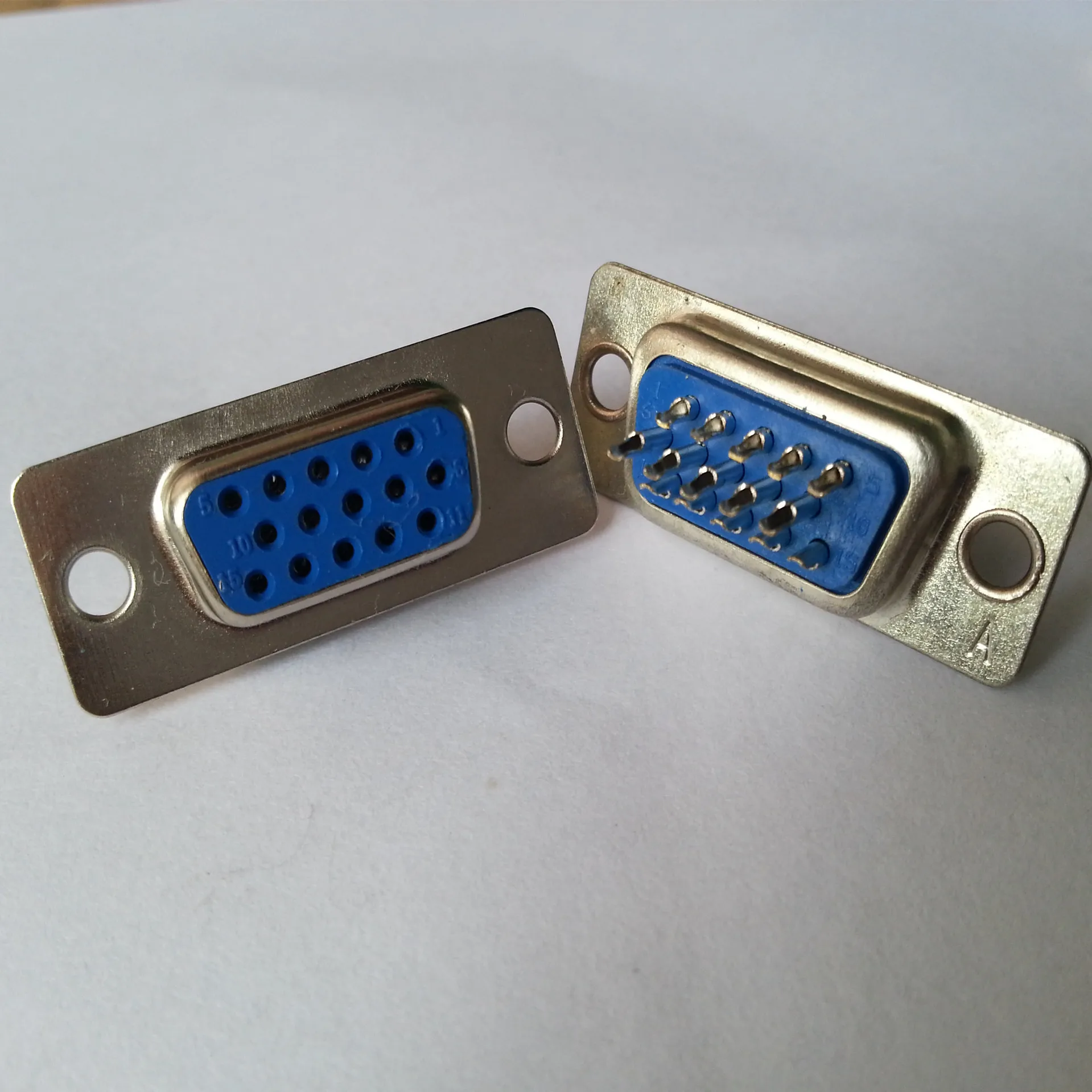 10 шт./лот DB15 3 рядный Параллельный разъем VGA HDB15 15 контактный D Sub Female|Соединители| |
