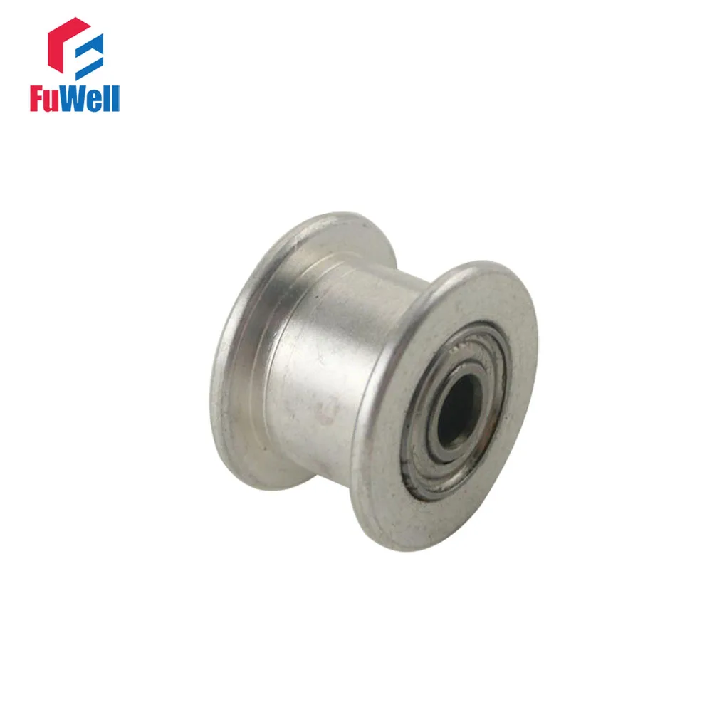 4pc 2GT 16T Timing Idler Pulley Aluminum Alloy Without Teeth 3mm Bore