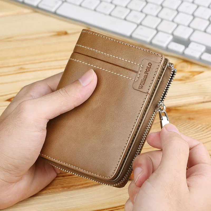 

2018 Genuine Leather Cion Purse Card & ID Holders Zippy Card Holder Cowhide Women Wallet Fashion wallets