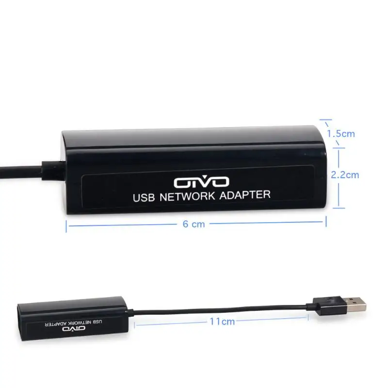 

USB 2.0 LAN Internet Network Adapter Ethernet 100/ 1000Mbps Transmission Speed Network Adapter for N-Switch Wii Wii U Console
