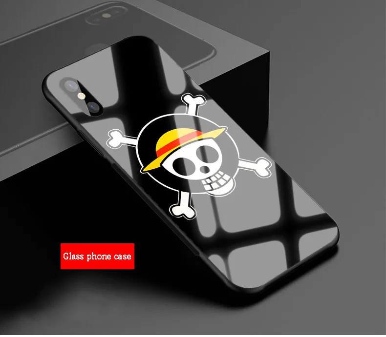 Цельный Роскошный чехол для телефона с логотипом из закаленного стекла iPhone 5 5S SE 6