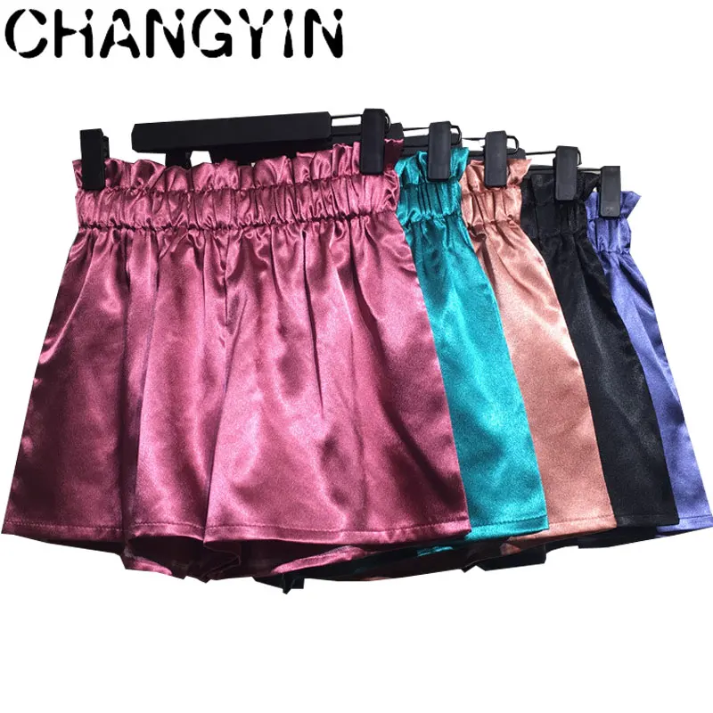 CHANGYIN 2018 новые летние корейские тонкие Рубашки домашние эластичной однотонной