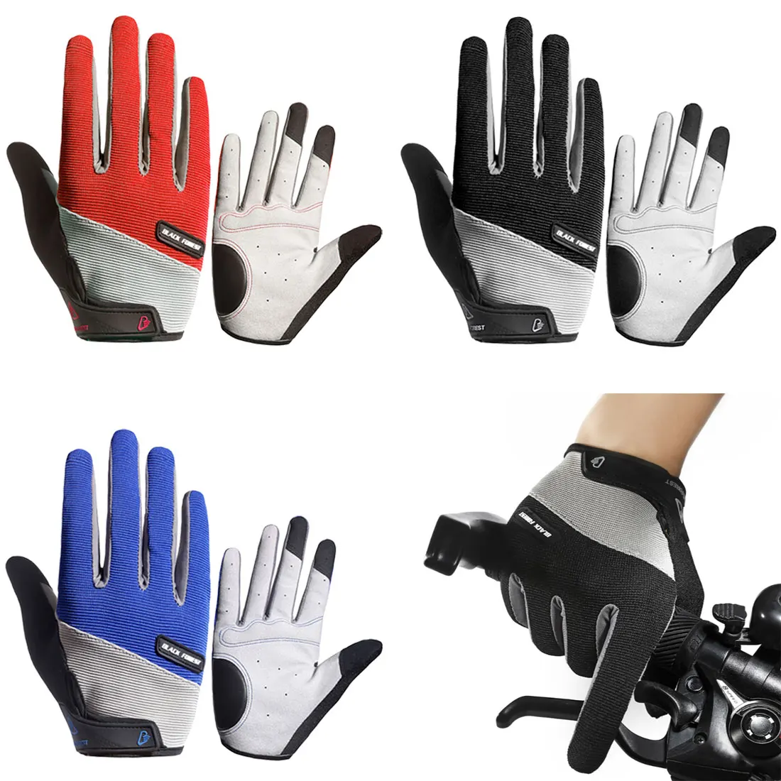 Windproof Cycling Gloves Screen Riding MTB Bike Bicycle Glove Anti skid