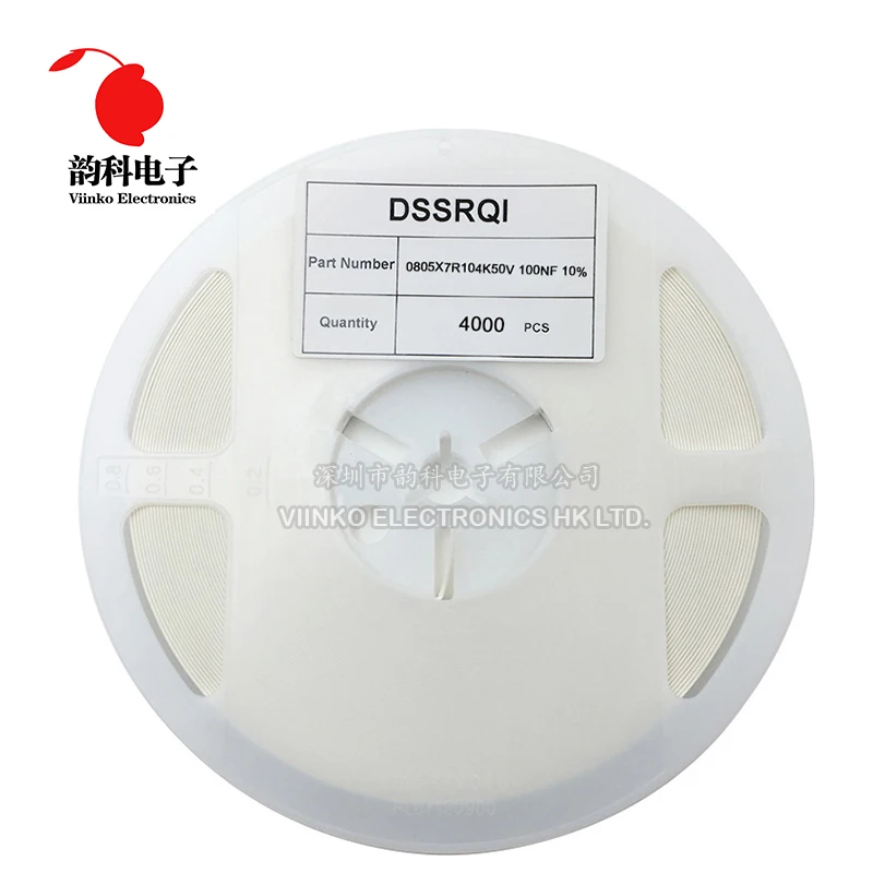 

4000pcs 0805 SMD Chip Multilayer Ceramic Capacitor 0.5pF - 47uF 10pF 22pF 100pF 1nF 10nF 100nF 0.1uF 1uF 2.2uF 4.7uF 10uF 22uF
