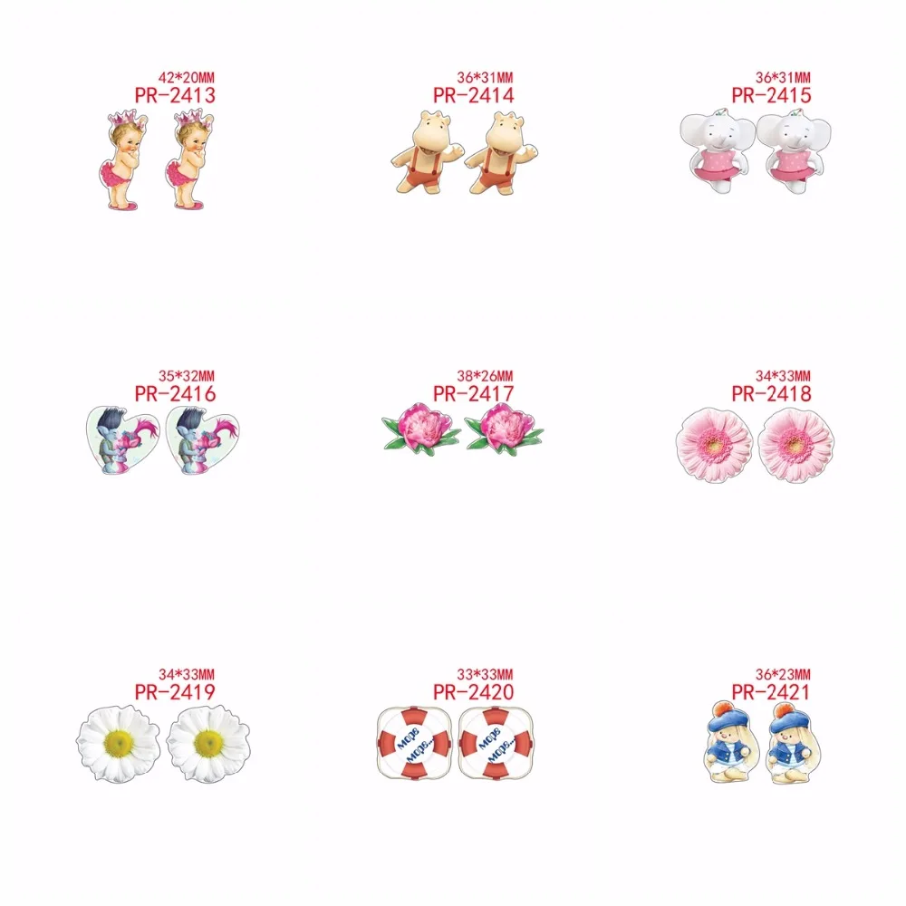 

Free shipping 30 pcs cartoon character planar resin pr 2421