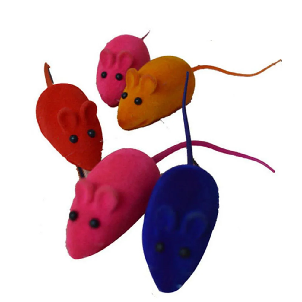 Cat Kitten Catching Toy False Mouse Rat Squeak Noise Sound Toys For