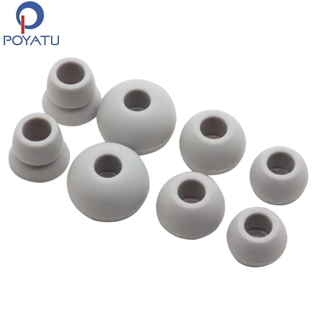 

POYATU Earbud Gel Earbud Tips For Powerbeats 2 Wireless Sports Earhook Headphones Replacement Eartips For Powerbeats 3 Wireless