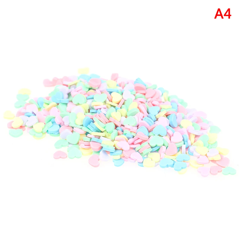 10g Addition Sprinkles DIY Slime Filler for Fluffy Mud Toys Slime Supplies Accessories Clay Beads Cake Dessert Kit - Color: A4