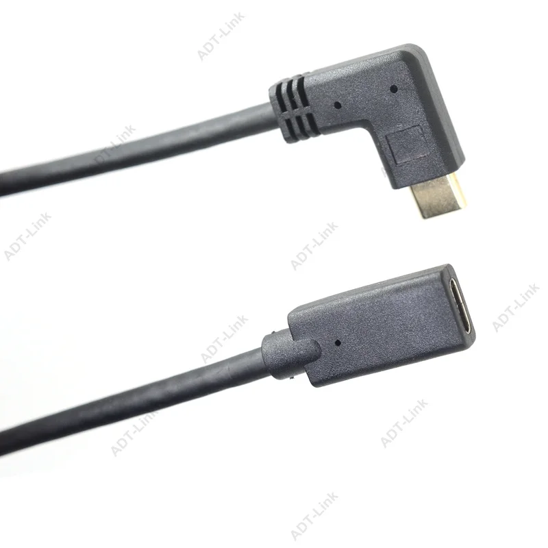 Угловой удлинитель USB C, кабель-удлинитель type C, USB-C, Thunderbolt 3, для MacBook Pro, kingd, USB 3,1, удлинитель USB