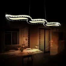 Современный роскошный дом украшения Блеск Led хрустальная люстра освещение люстры светодиодные фонари Lamparas подвеска Lampen