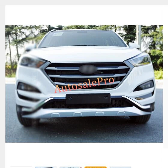 Передние и задние бамперы для Hyundai Tucson 2016 защита от скольжения Внешняя 2 шт.|rear bumper
