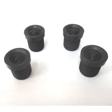 4 шт./лот 3,6 мм 92 градуса широкоугольная фиксированная камера IR плата объектива для 1/" и 1/4" CCD