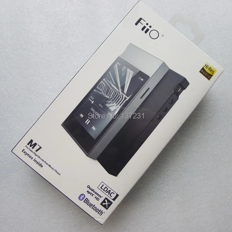 Mp3 плеер FiiO M7 + наушники FH1 Bluetooth aptX HD LDAC Hi Res Android музыкальный с FM радио MP3 ЖК дисплеем