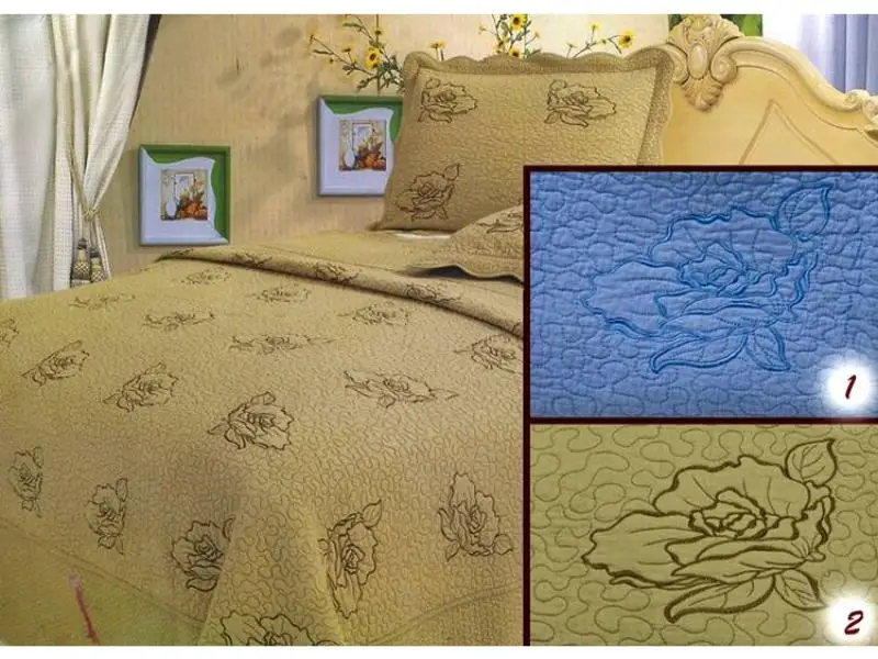 Bedspread euro Tango Patchwork 333-12 with наволочками |