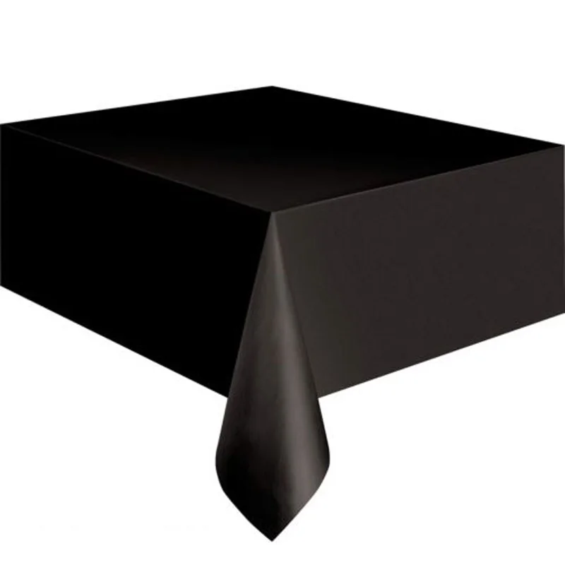 Прямоугольник Пластик одноразовые Скатерти крышка вечерние свадебные Tablecovers