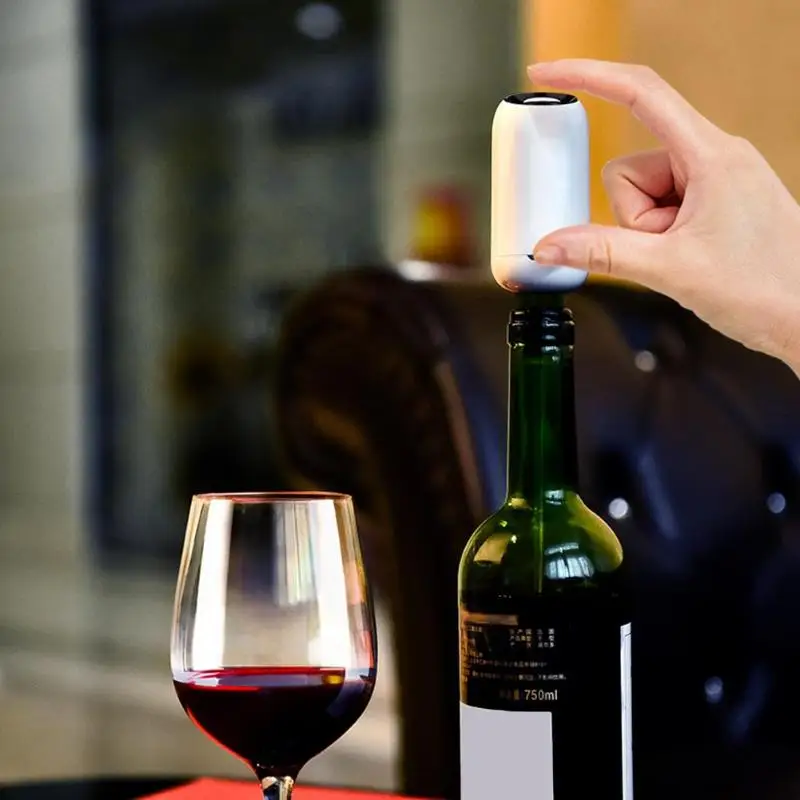

Portable Electric Red Wine Aerator Auto Smart Fast Decanter Dispenser Pourer Wine Accessories zstyles Electric Fast Decanter