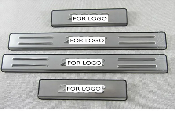 Аксессуары подходят для Peugeot 206 207 301 308 408 508 307 2008 нержавеющая дверь порог панель