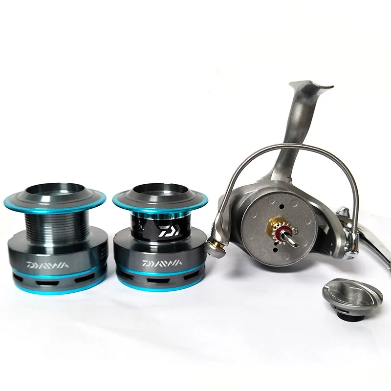 2019 الأصلي دايوا PROCASTER ABS والمعادن الغزل الصيد بكرة 2000-4000 حجم 7BB Carretilha المياه المالحة المعادن بكرة الفراغ