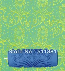 5 ''жидкие обои цветок формы жидкие обои цилиндр цветок 125 мм краска для печати Ролик барабан Бесплатная доставка