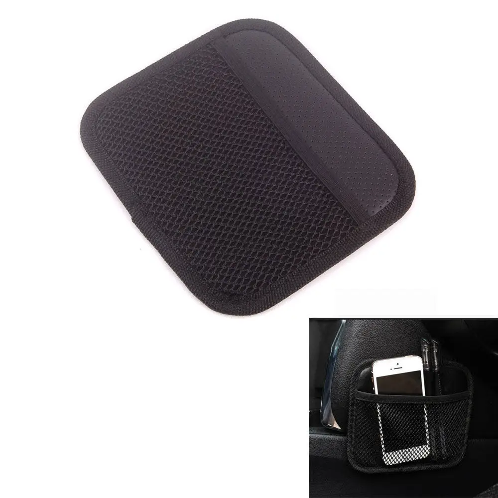 

BBQ@FUKA Multifunction Car Tidying Net Bag Mobile Phone Charger Pocket Storage Bag Holder Organizer 15x13cm For BMW Benz Toyota