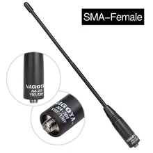 Authentic Genuine Nagoya NA 701 Whip VHF UHF 144 430Mhz Antenna SMA Female for BaoFeng UV