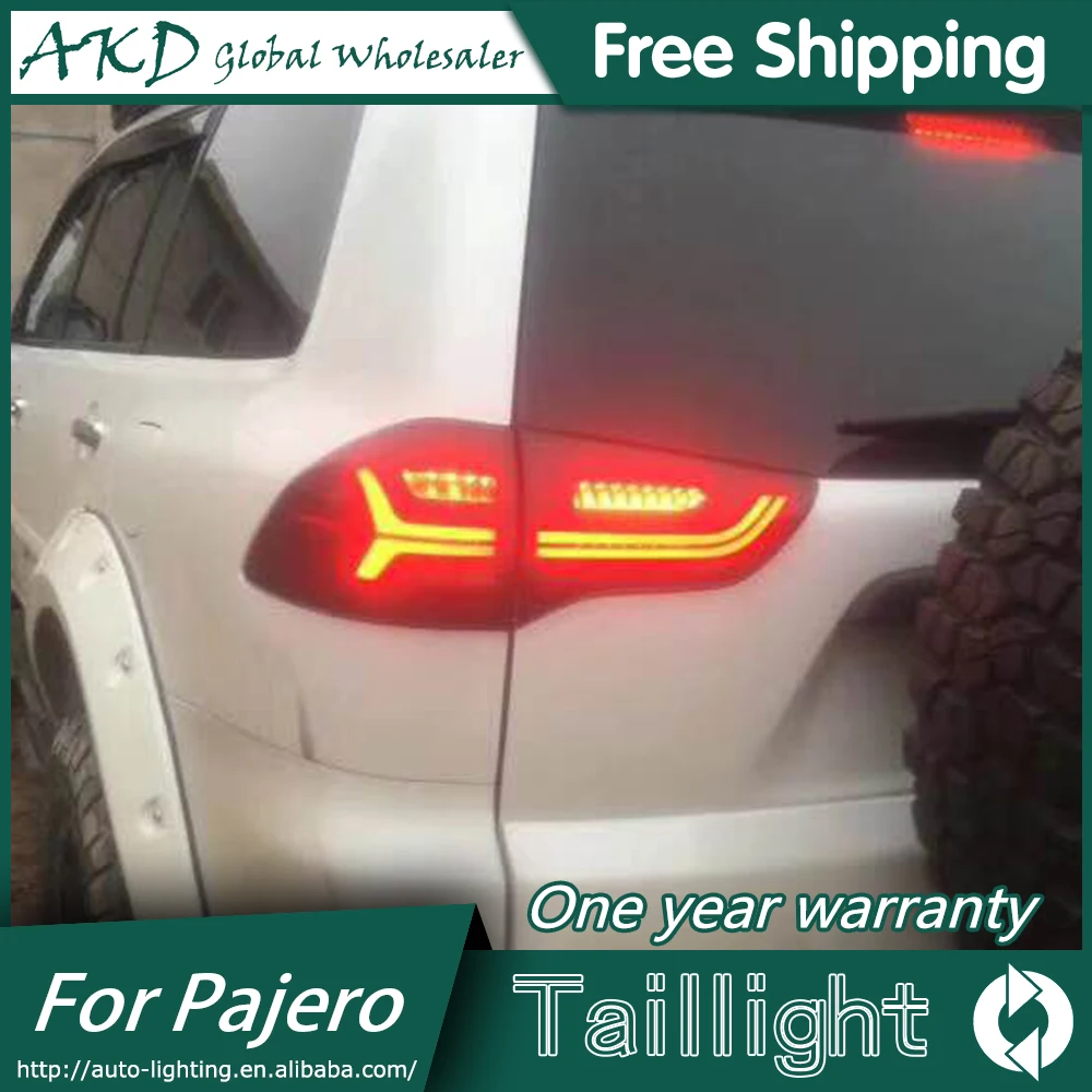 AKD автомобильный Стайлинг задний фонарь для Mitsubishi Pajero Montero Sport 2011- полный светодиодный задний светильник в сборе