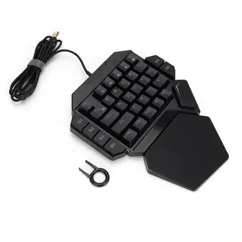 

One-handed Keyboard RGB Blacklight Mechanical Keyboard With Macro Definition Function Gaming Keyboard
