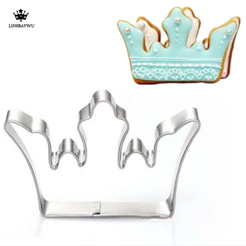 Премиум из нержавеющей стали Принцесса Корона Король Королева вечерние формочки для печенья торт печенье инструмент для выпечки формы инструменты для выпечки тортов