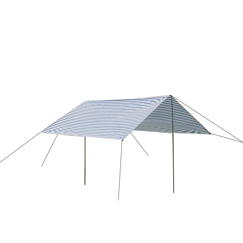 

WJ Outdoor 3X3M Blue Camping Tarp Sun shelter UV Clothing Rainproof Flysheet