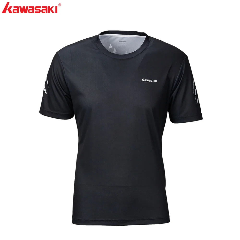 KAWASAKI Фитнес Бег футболка для мужчин быстросохнущая полиэстер дышащая анти-одежда для женщин для ракеток для бадминтона и тенниса футболки ST-S1115