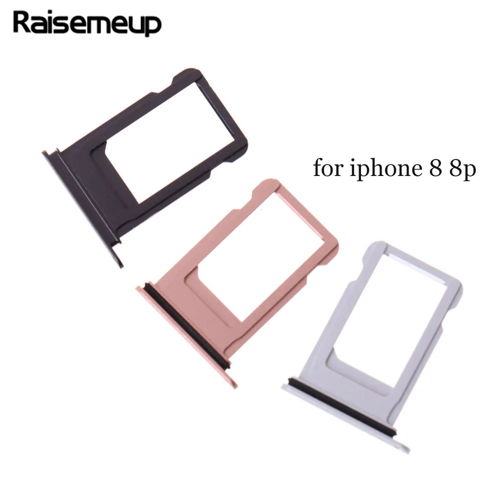 

SIM Nano Card SIM Card Holder Tray Slot for iPhone 8 8P Holder Adapter Socket Replacement Parts Wholesale Promotions for ip 8 8p