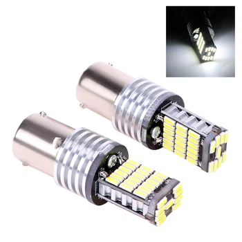 

iTimo 1 Pair 1156 BA15S Car LED Turn Signal Light Tail Brake Lamp Canbus DRL Universal 4014 45SMD Auto Light Source Car-styling