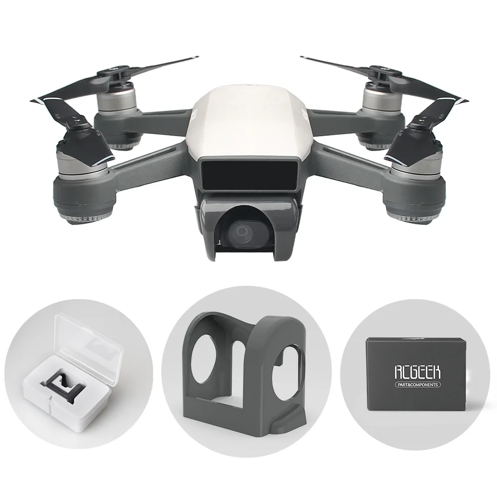 DJI Spark защита Подвески крышка PTZ крышка камеры одна Защита объектива прозрачная накидка UAV для дрона DJJ Spark аксессуары