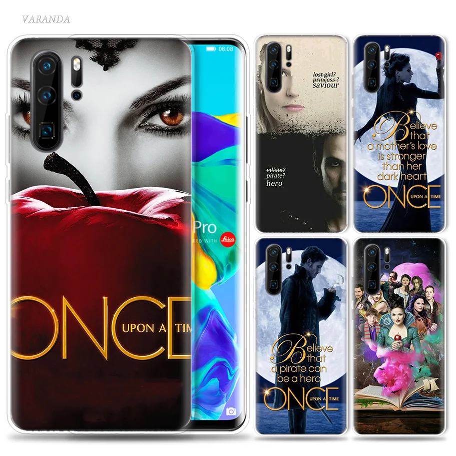 

Once Upon A Time book Case for Huawei P20 P30 P Smart Z Plus Nova 5 5i P10 P9 Mate 10 20 lite Pro Silicone Phone Bags Funda Capa