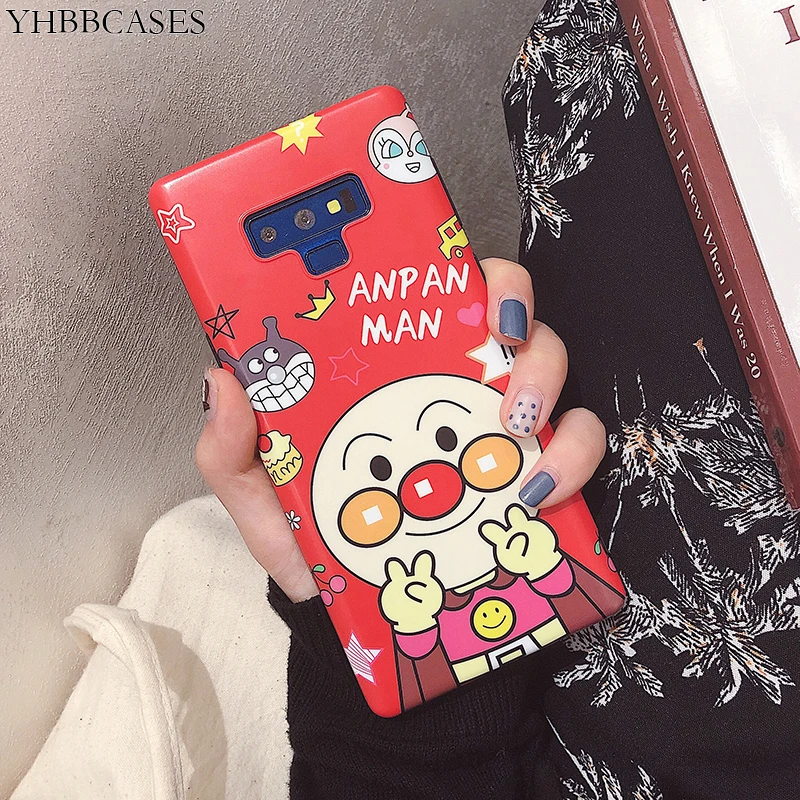 Yhbbcases милый японский мультфильм apanman чехол для телефона Samsung Galaxy S8 S8plus S9 Plus Note 8 9
