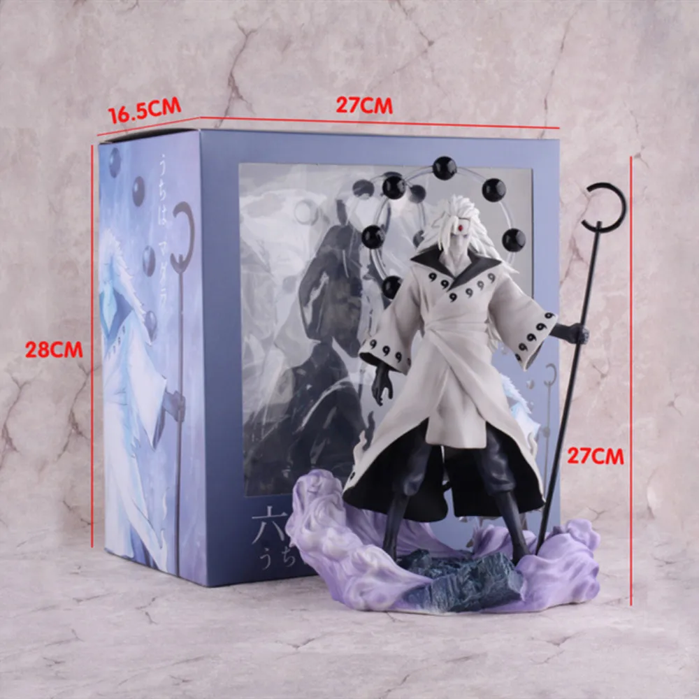 Anime Figures Naruto Shippuden Uchiha Madara Rikudou Sennin PVC Toys Hagoromo Model Action Figurine Brinquedos Doll Naruto Figma