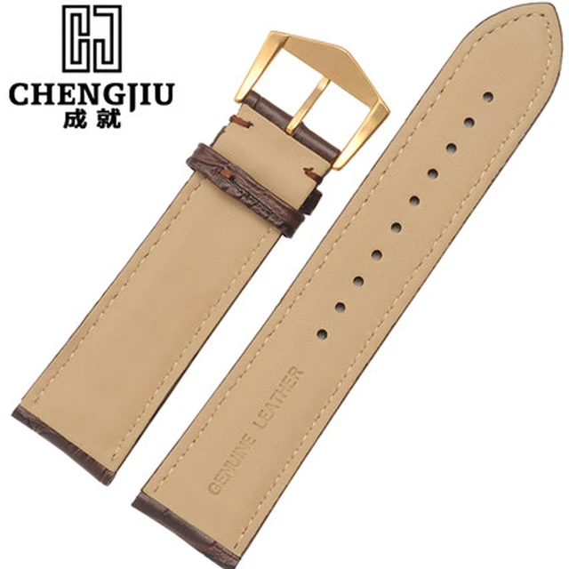 22mm Genuine Leather Watch Band For Burberry Bu7600/bu7601 Women Soft Leather  Metal Watchband Watch Strap For Men Watchband - Watchbands - AliExpress