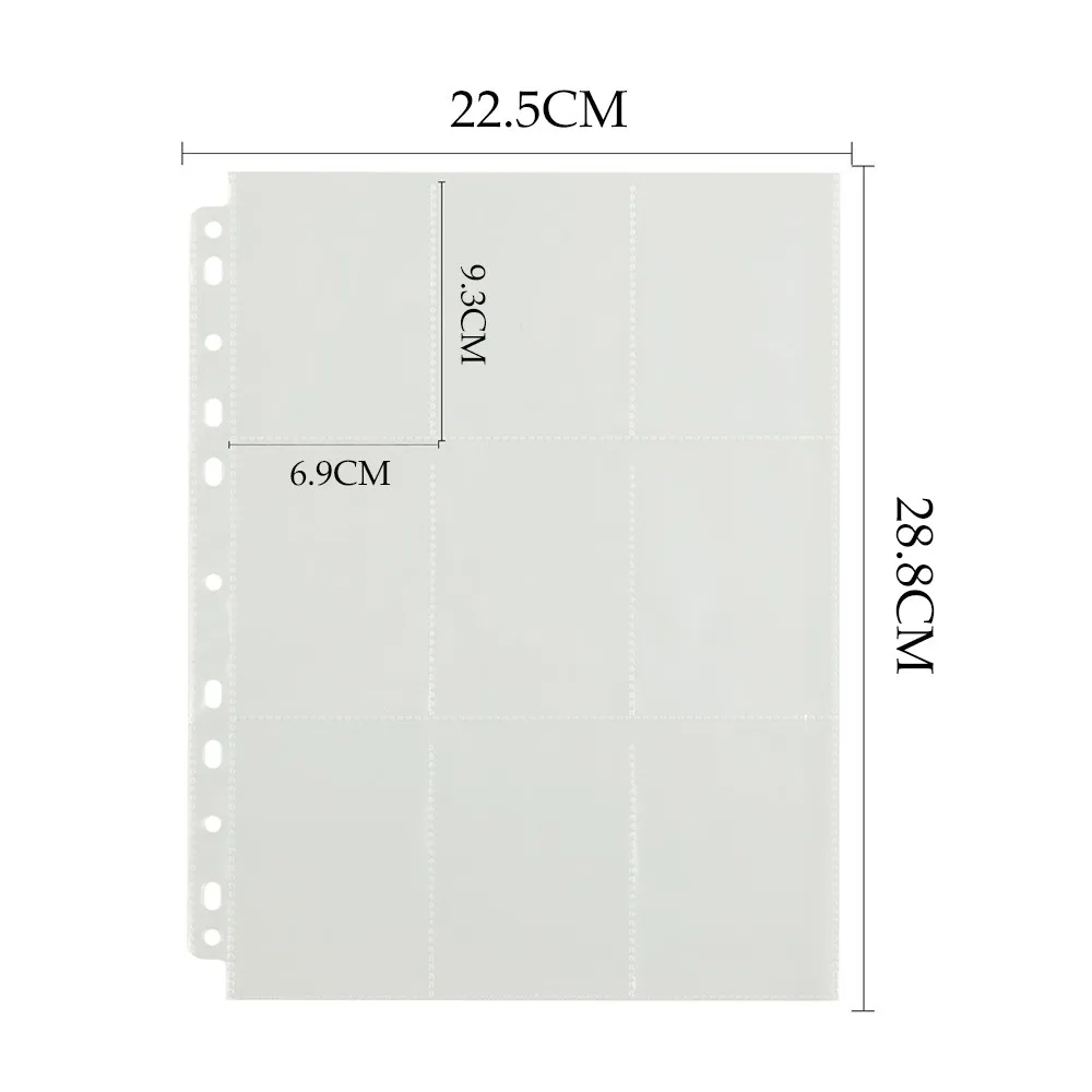Коллекция бумажников для страницы альбома, 270 карманов, рукава для торговой карты, рукава для хранения торговой игровой карты, рукава для хранения# SS