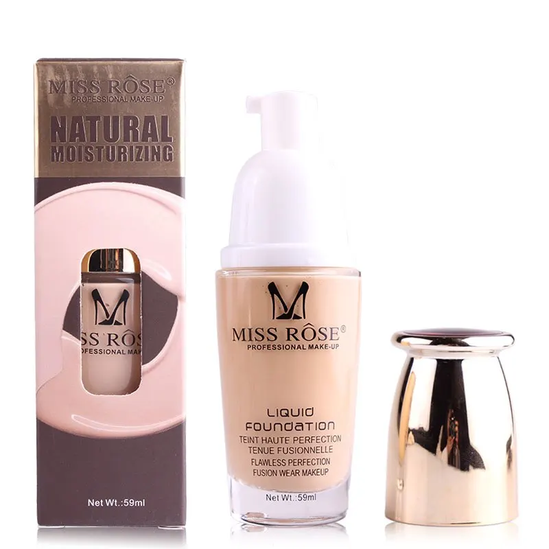 

MISS ROSE Long Lasting Brighten Concealer Foundation Cream Oil Control Moisturizer Whitening Liquid Primer Beauty Cosmetics