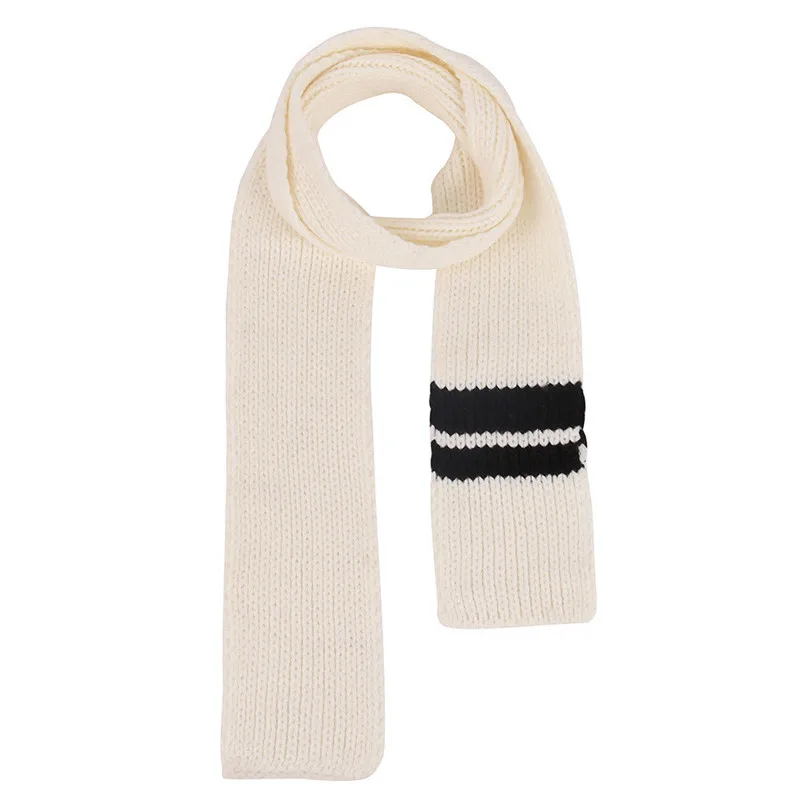 Bohemia Perforated Knitting Shawl Contrast Stripes Rectangle Scarf women's scarves handkerchief hijab scarf 40MA0107