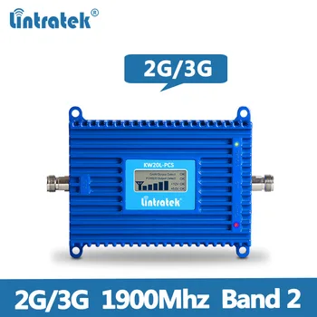 

Lintratek 3G Signal Repeater 1900MHz 70dB AGC Mobile Phone Amplifier Repetidor de sinal UMTS PCS 1900Mhz Signal Booster Band 2