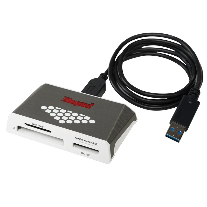 Оригинальный Kingston цифровой USB 3 0 SD TF CF Microsd кард ридер Hi Speed Media All in one Внешний USB|usb 3.0