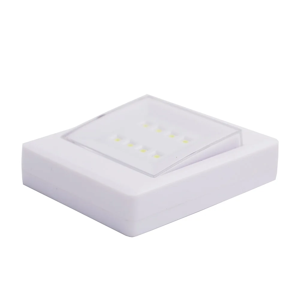 8LEDs Mini COB Cordless lamp Switch LED Wall Lights Night Light On/Off Hallway Kitchen Cabinet Emer - 32816699464