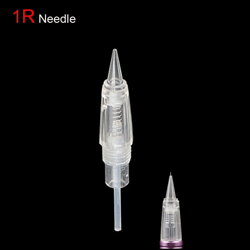 

30PCS Thread Type Sterilized Permanent Makeup Needle 1RL Microblading Needles For Liberty Tattoo Machine Pen make up Tattoos