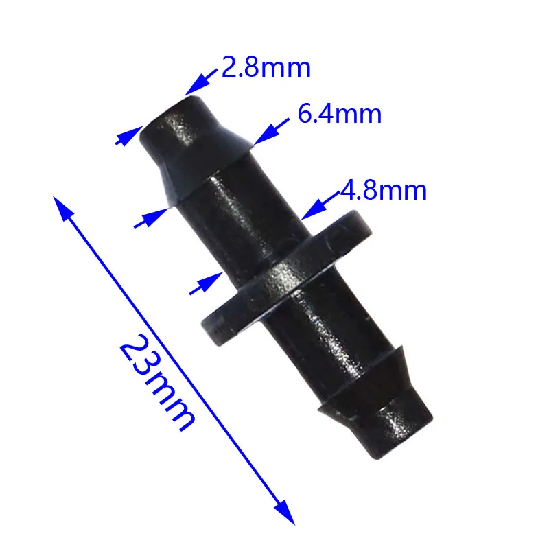 Сад 1/" оросительный соединитель 2-контактный разъем 1/4" колючая двойной ирригационная система 4/7 шланг адаптер, 50 шт в наборе