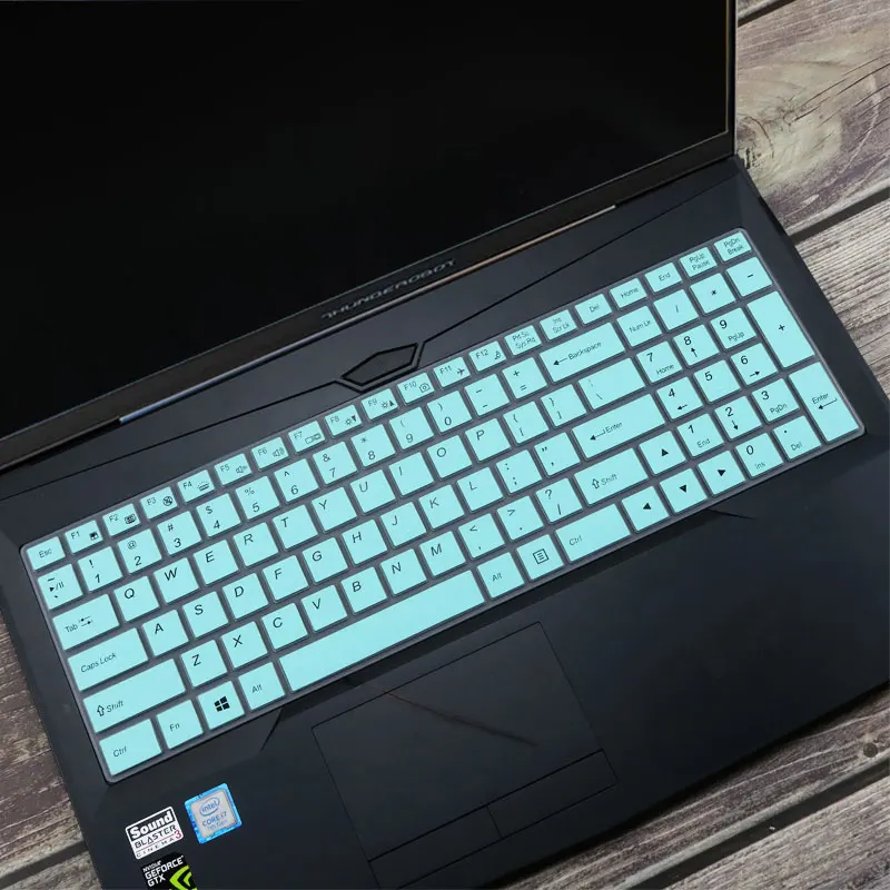 Чехол для клавиатуры ноутбука MACHENIKE T58 tix T58-T1/T58-T3 MECHREVO Z1 Terrans Force T700 Terrans Force T700 - Цвет: whiteblue
